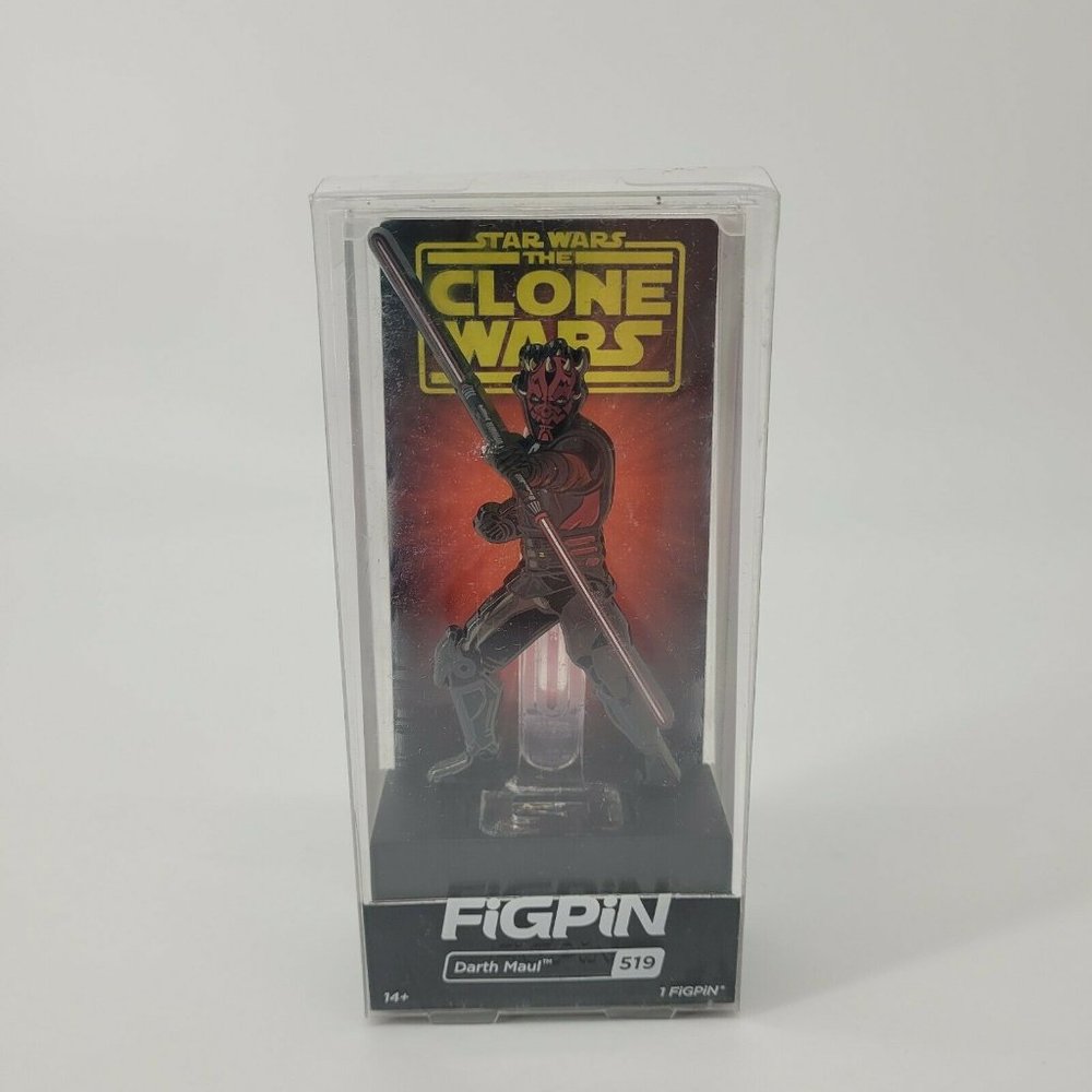 FIGPIN Star Wars The Clone Wars Darth Maul # 519 Collectible Enamel Pin